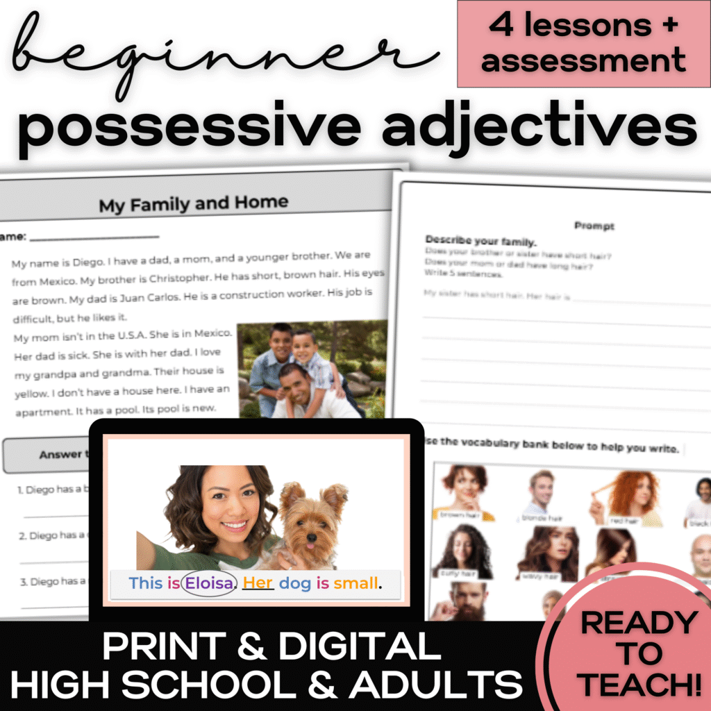 Fix These 4 Possessive Adjective Blunders (for good)! 1 Fix These 4 Possessive Adjective Blunders (for good)!